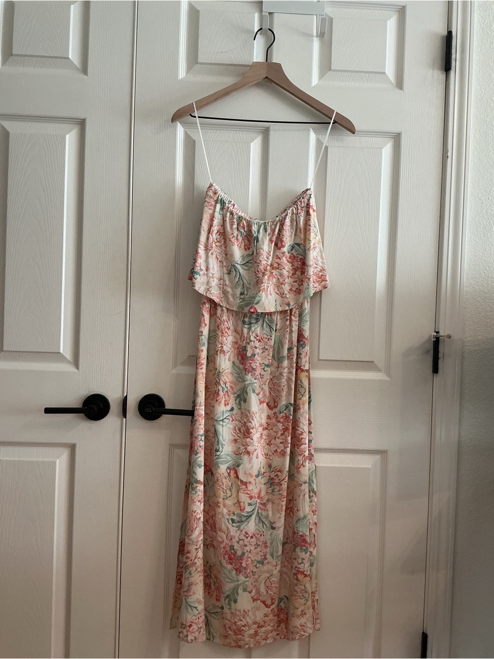 O'Neill Peach, Mint & Cream Floral Maxi Dress